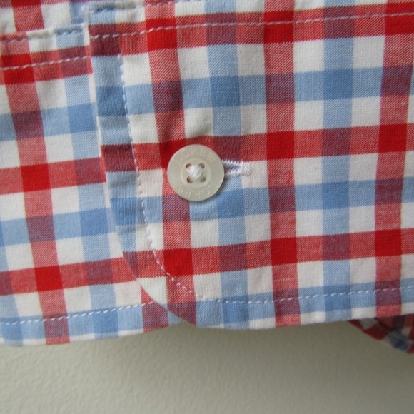 HP 09/12 J. CREW Button Down Plaid Shirt - Picture 7 of 8